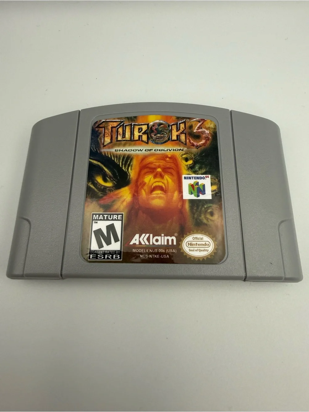 Nintendo Turok 3: Shadow of Oblivion Cartridge - Gray